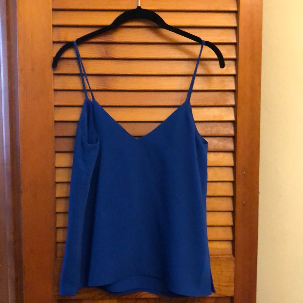 Blue going out top. Worn once. Amanda Uprichard